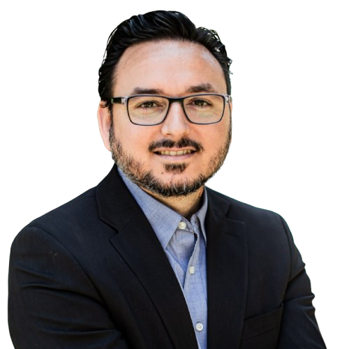 A generic square placeholder image with rounded corners in a figure.